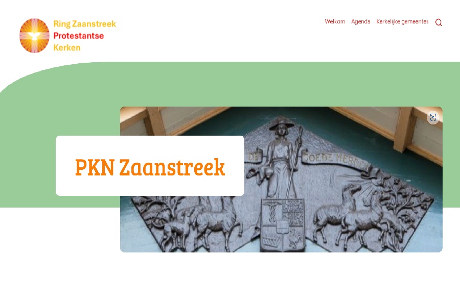 Banner van de website